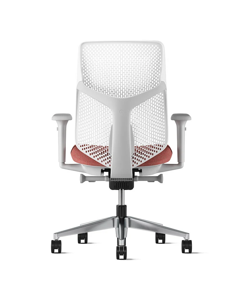 Siège de bureau Verus à dossier Triflex* Mineral en aluminium poli