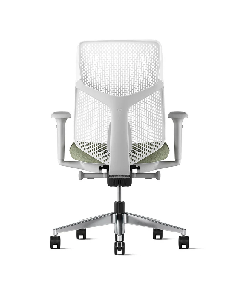 Siège de bureau Verus à dossier Triflex* Mineral en aluminium poli