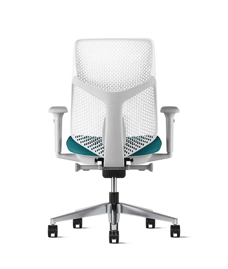 Siège de bureau Verus à dossier Triflex* Mineral en aluminium poli