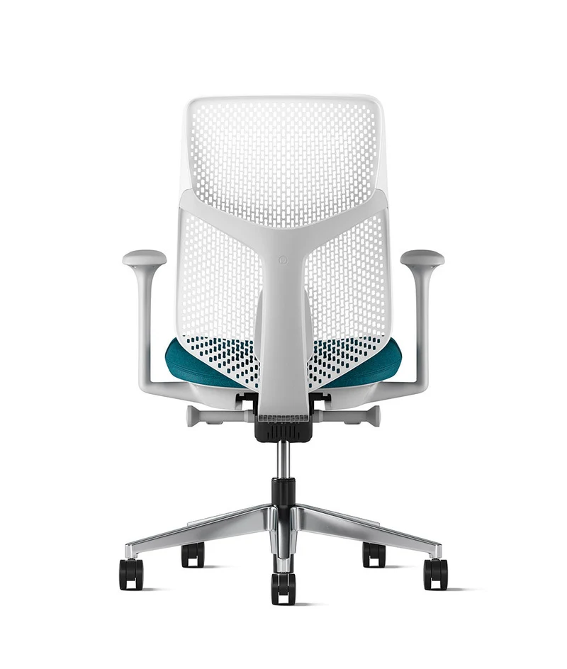 Siège de bureau Verus à dossier Triflex* Mineral en aluminium poli