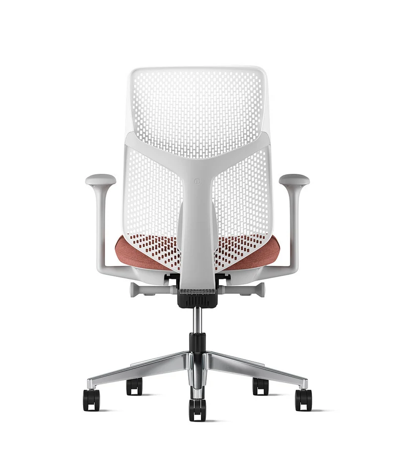 Siège de bureau Verus à dossier Triflex* Mineral en aluminium poli