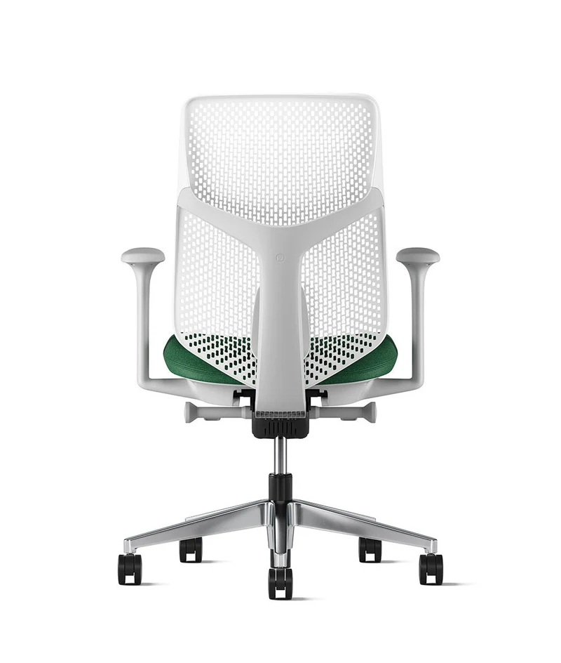 Siège de bureau Verus à dossier Triflex* Mineral en aluminium poli