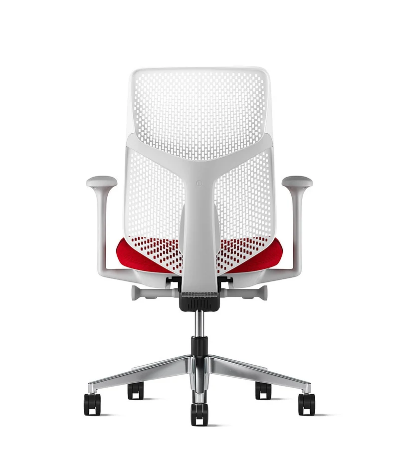 Siège de bureau Verus à dossier Triflex* Mineral en aluminium poli