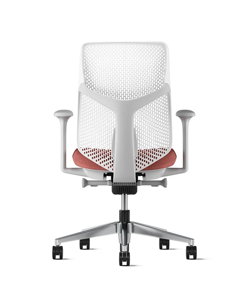 Siège de bureau Verus à dossier Triflex* Mineral en aluminium poli