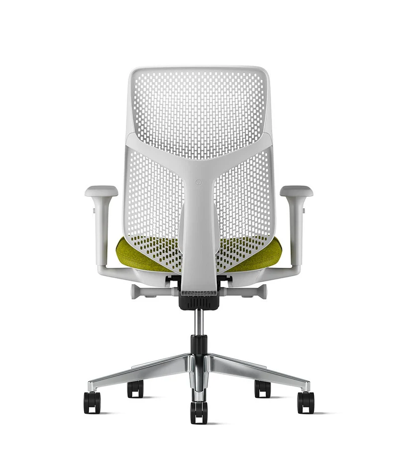 Siège de bureau Verus à dossier Triflex* Mineral en aluminium poli