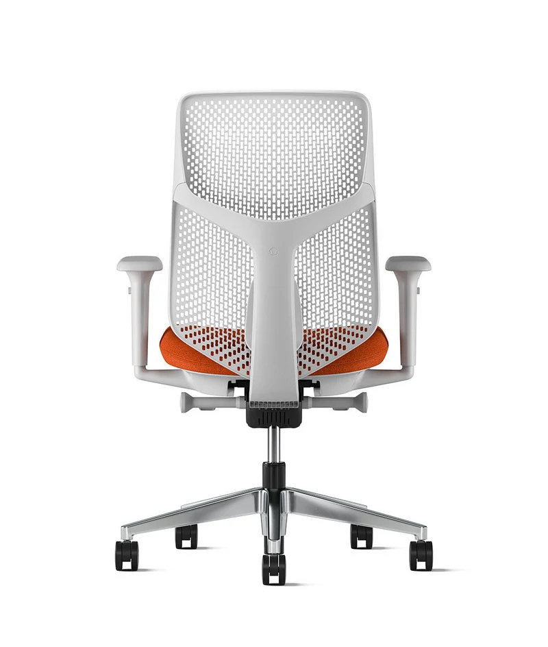 Siège de bureau Verus à dossier Triflex* Mineral en aluminium poli