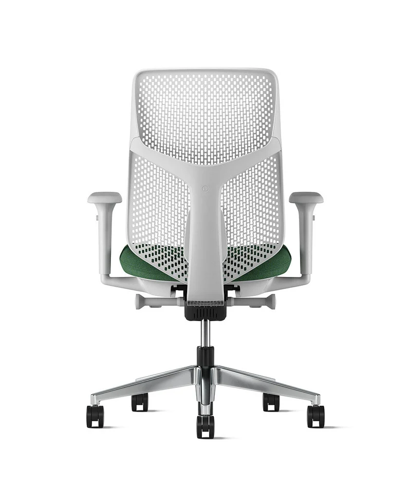 Siège de bureau Verus à dossier Triflex* Mineral en aluminium poli