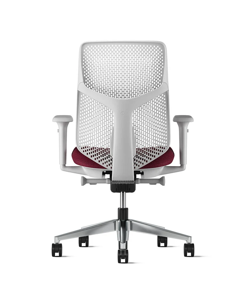 Siège de bureau Verus à dossier Triflex* Mineral en aluminium poli