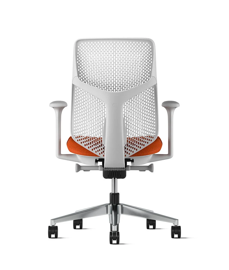 Siège de bureau Verus à dossier Triflex* Mineral en aluminium poli