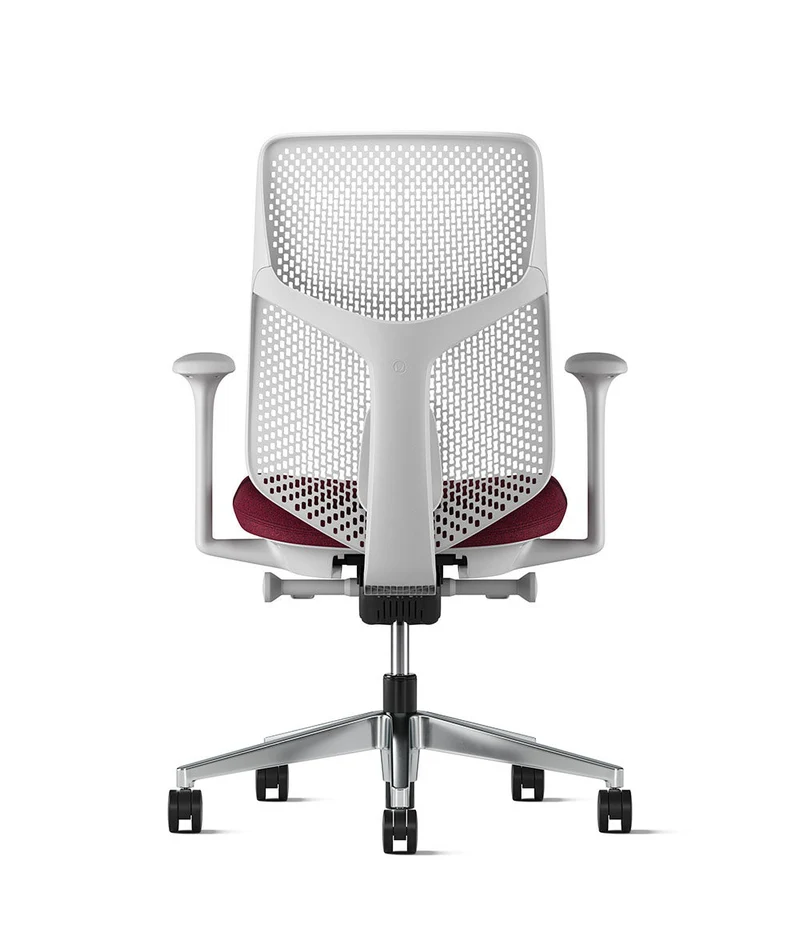 Siège de bureau Verus à dossier Triflex* Mineral en aluminium poli