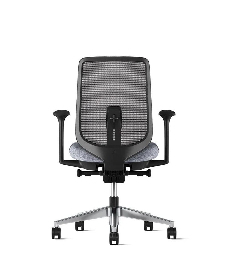 Siège de bureau Verus Suspension* Noir en aluminium poli