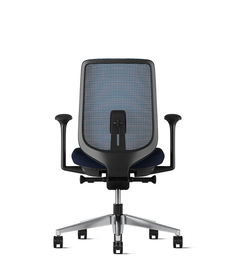 Siège de bureau Verus Suspension* Noir en aluminium poli