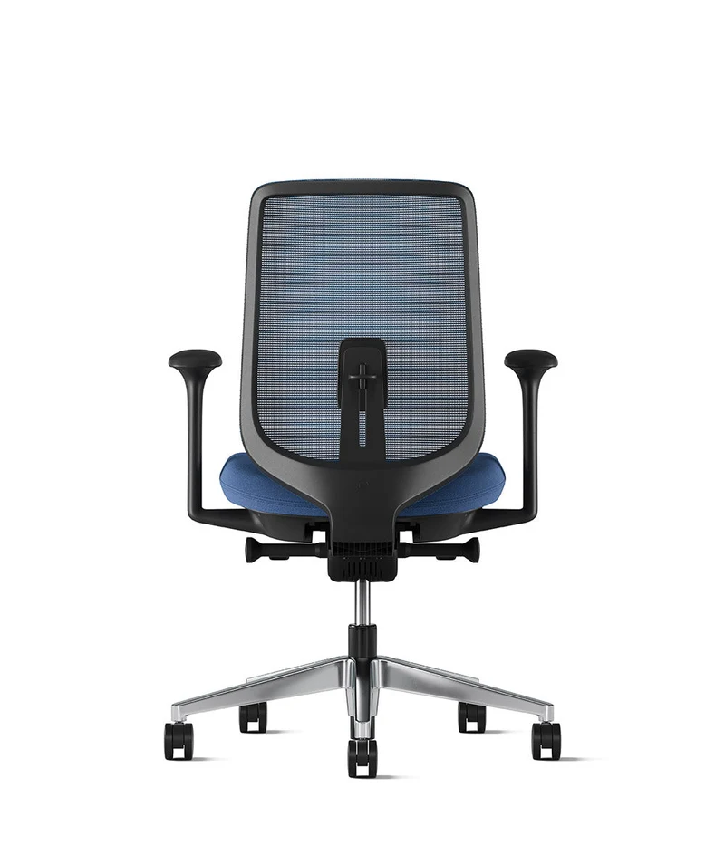 Siège de bureau Verus Suspension* Noir en aluminium poli