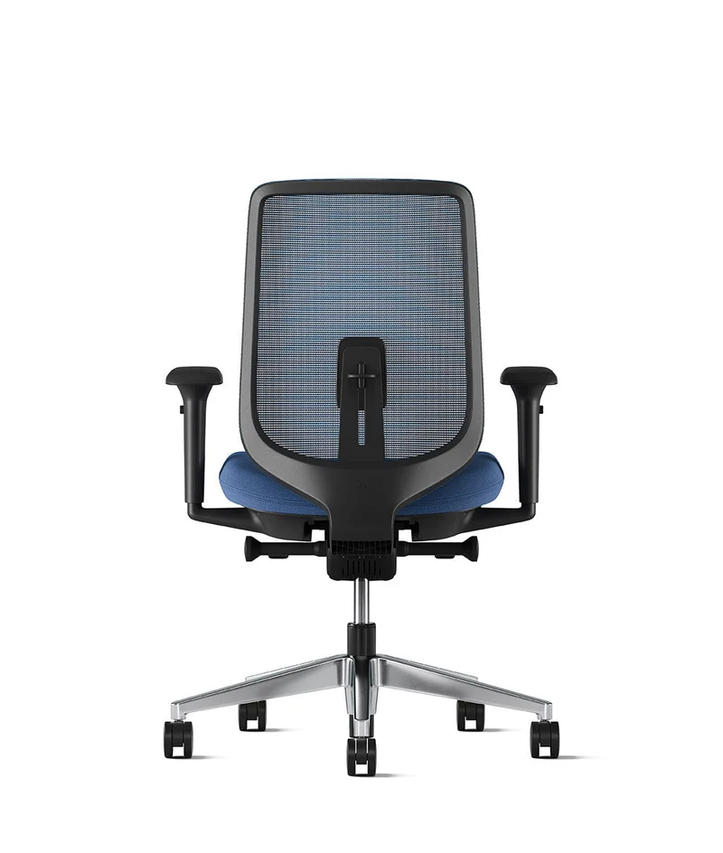 Siège de bureau Verus Suspension* Noir en aluminium poli