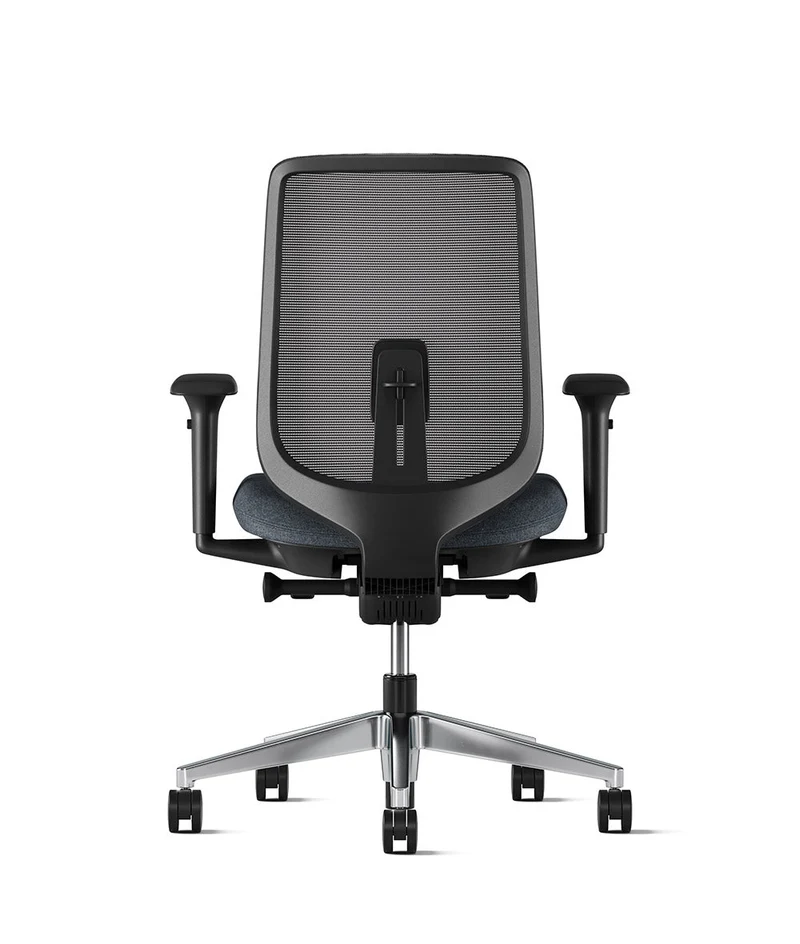 Siège de bureau Verus Suspension* Noir en aluminium poli