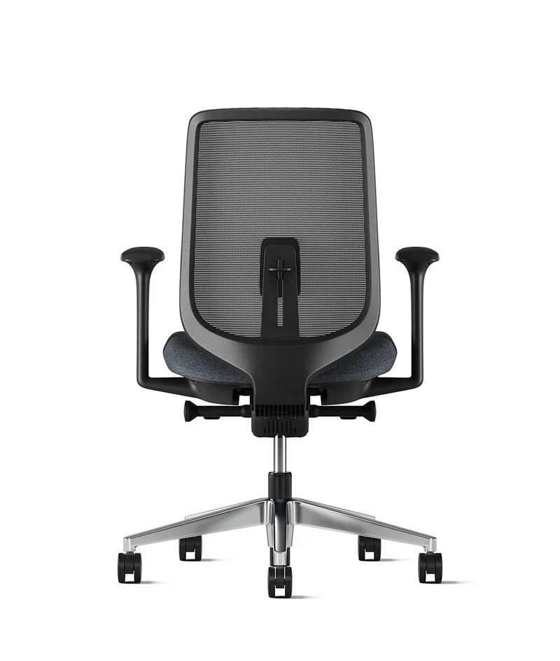 Siège de bureau Verus Suspension* Noir en aluminium poli