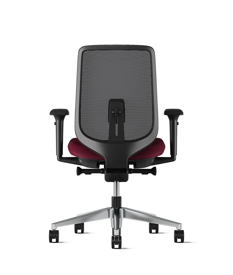 Siège de bureau Verus Suspension* Noir en aluminium poli