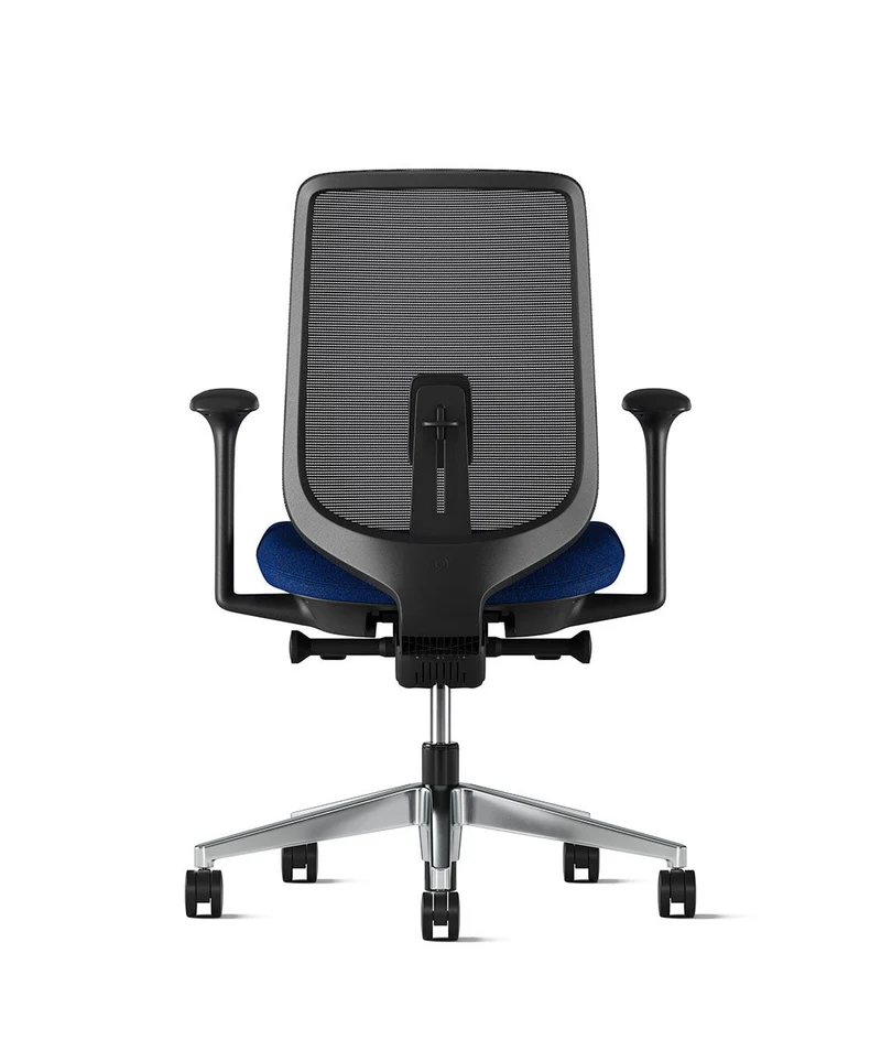 Siège de bureau Verus Suspension* Noir en aluminium poli