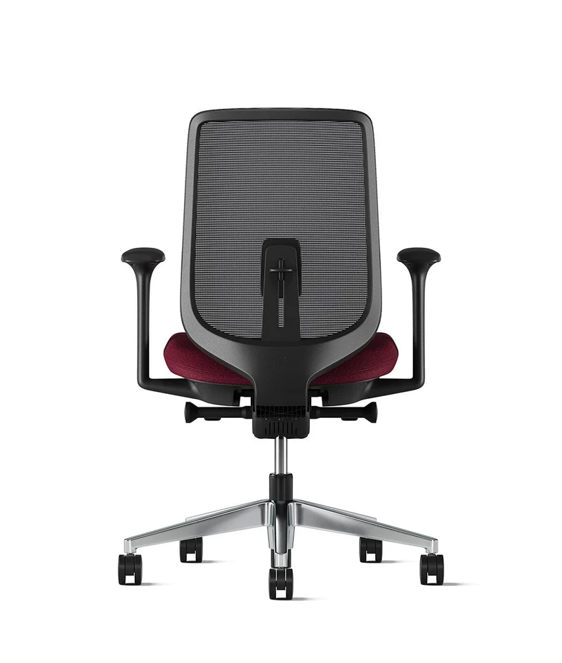 Siège de bureau Verus Suspension* Noir en aluminium poli