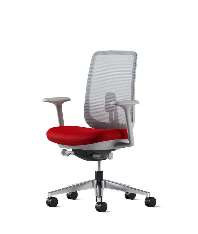 Siège de bureau Verus Suspension* Mineral et aluminium poli