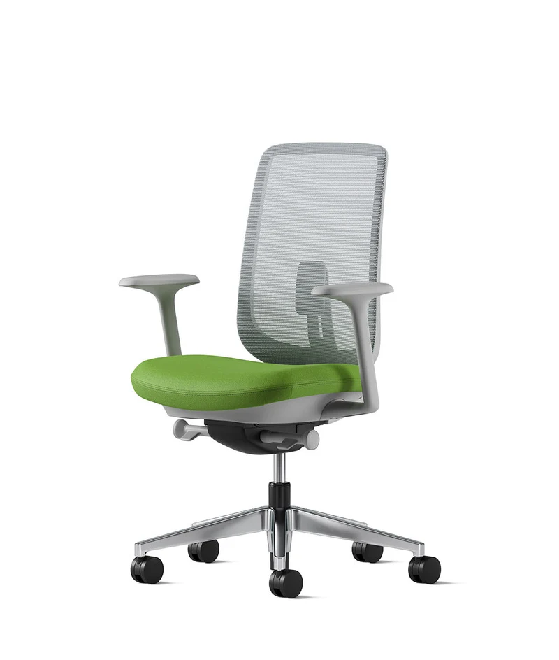 Siège de bureau Verus Suspension* Mineral et aluminium poli