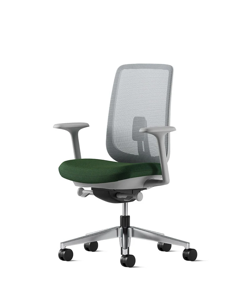 Siège de bureau Verus Suspension* Mineral et aluminium poli