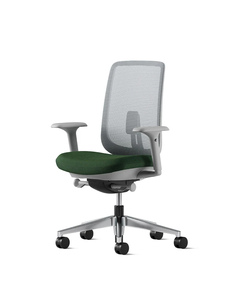 Siège de bureau Verus Suspension* Mineral et aluminium poli
