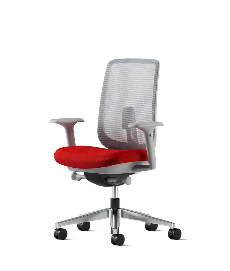 Siège de bureau Verus Suspension* Mineral et aluminium poli