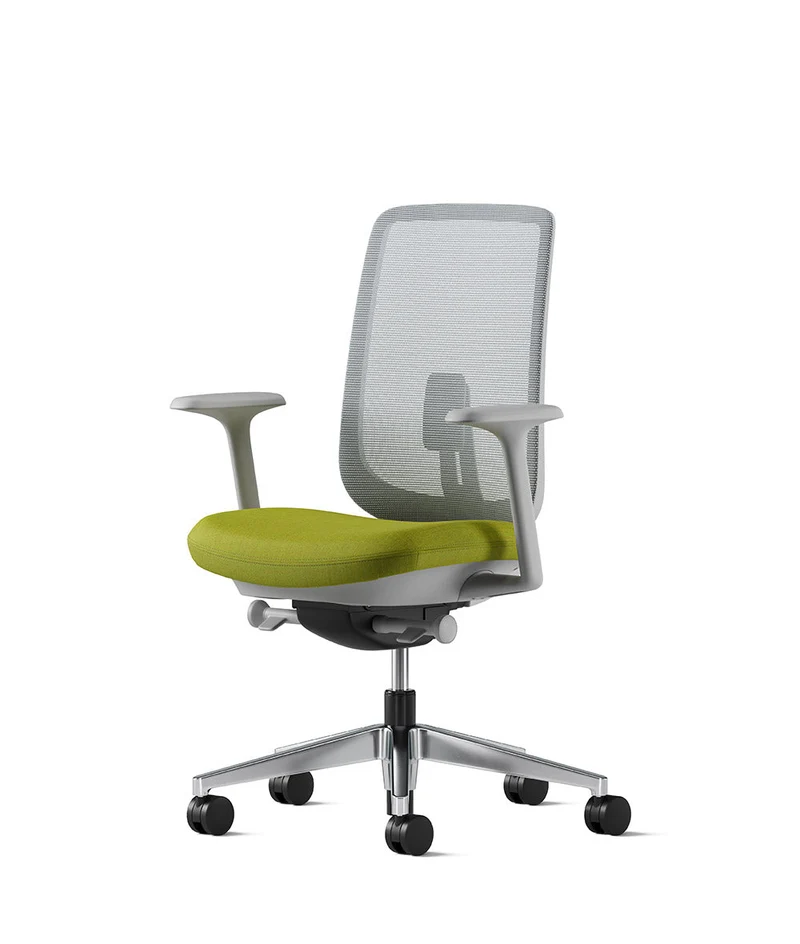 Siège de bureau Verus Suspension* Mineral et aluminium poli
