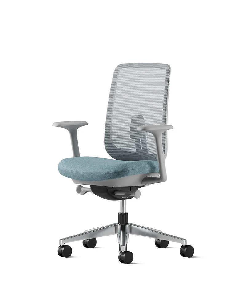Siège de bureau Verus Suspension* Mineral et aluminium poli