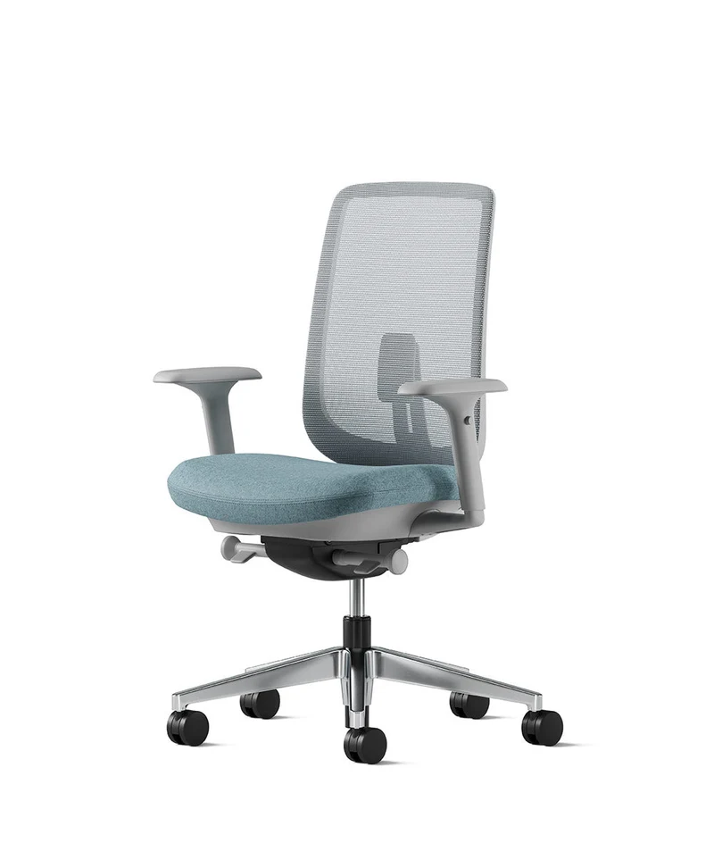 Siège de bureau Verus Suspension* Mineral et aluminium poli