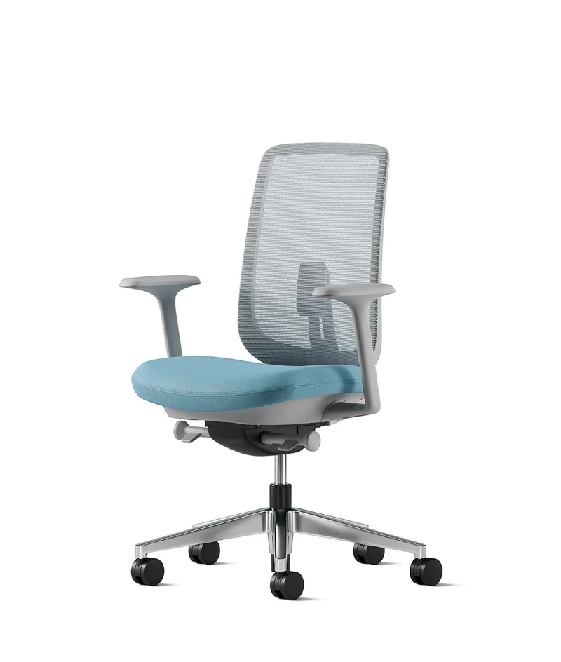 Siège de bureau Verus Suspension* Mineral et aluminium poli