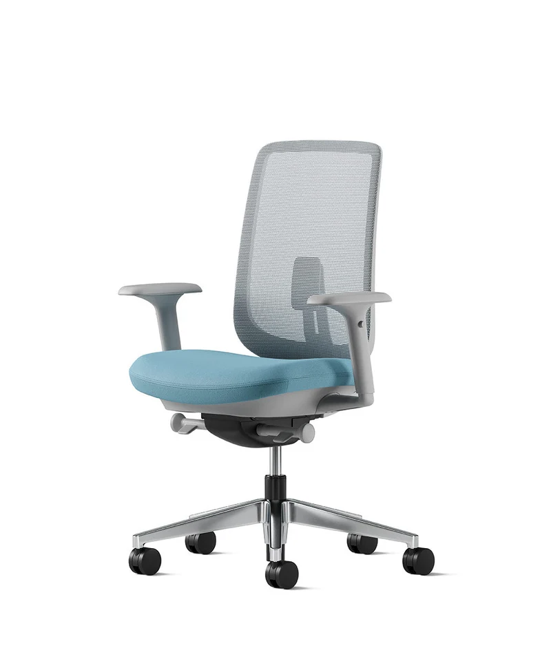 Siège de bureau Verus Suspension* Mineral et aluminium poli