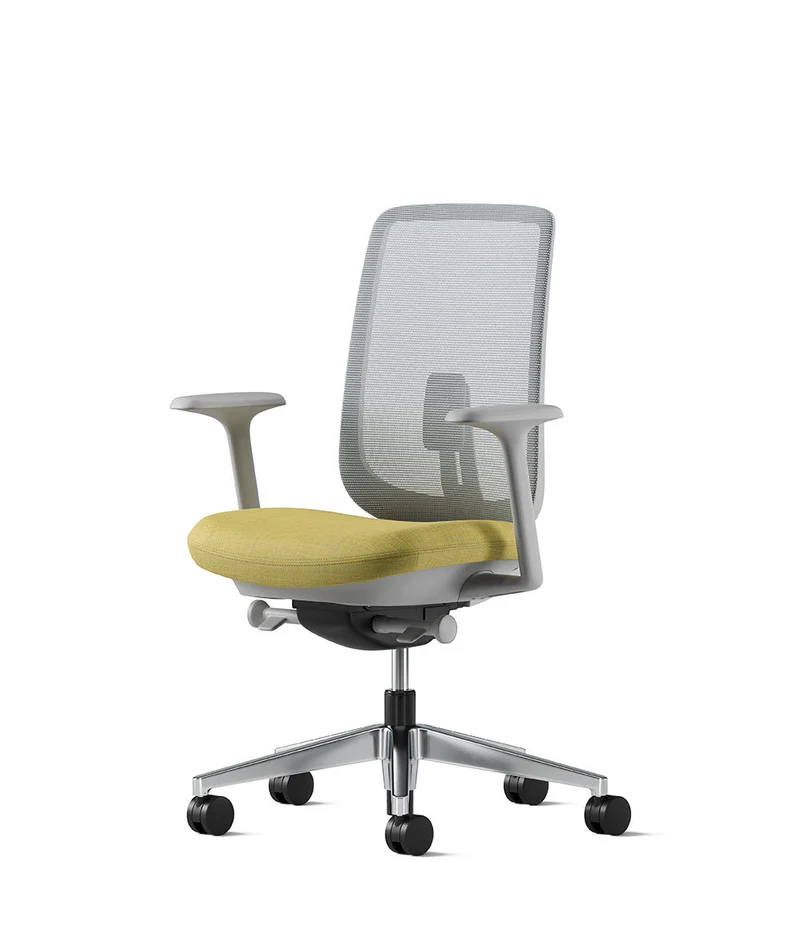 Siège de bureau Verus Suspension* Mineral et aluminium poli