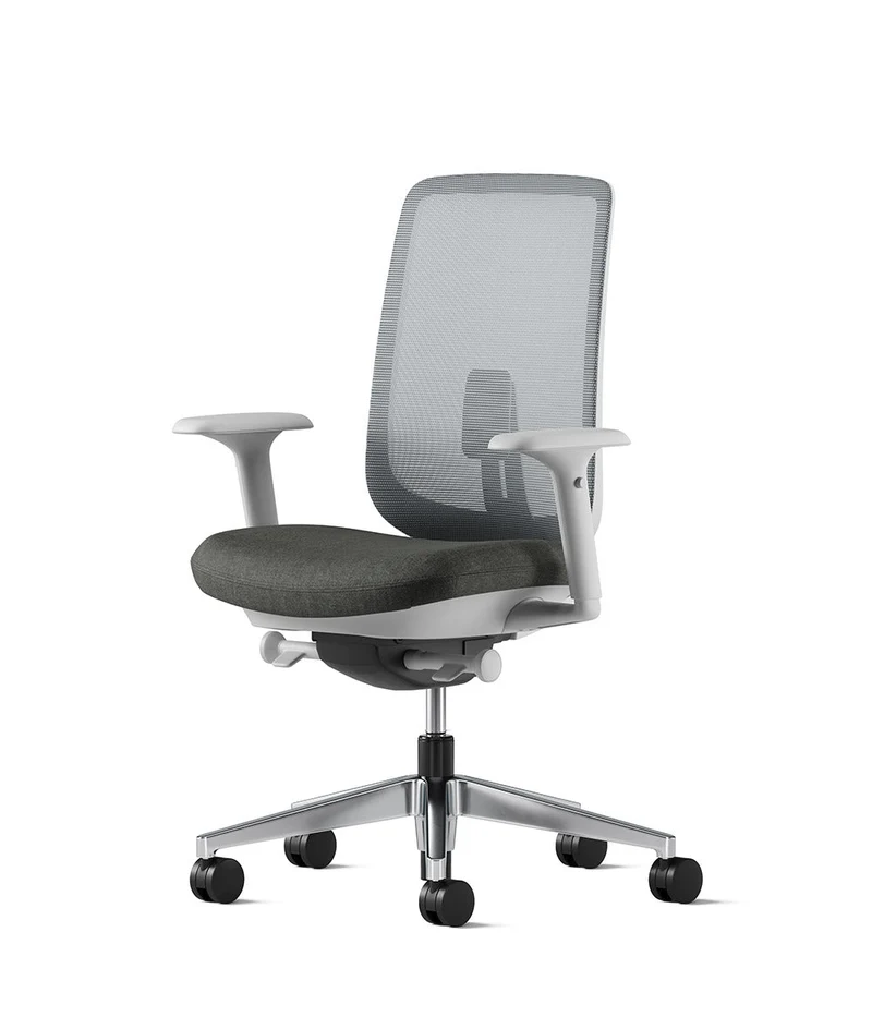 Siège de bureau Verus Suspension* Mineral et aluminium poli