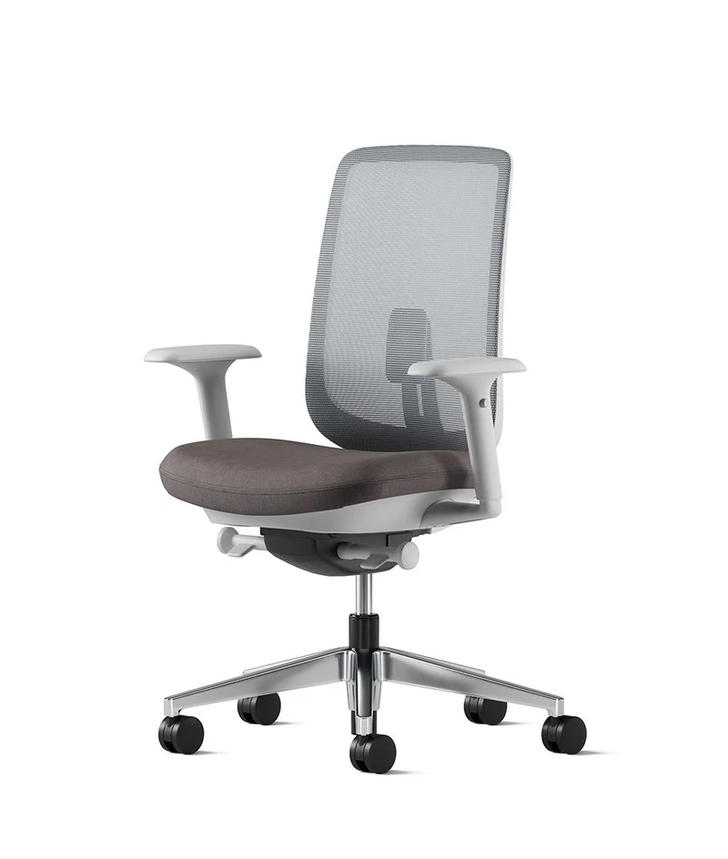 Siège de bureau Verus Suspension* Mineral et aluminium poli