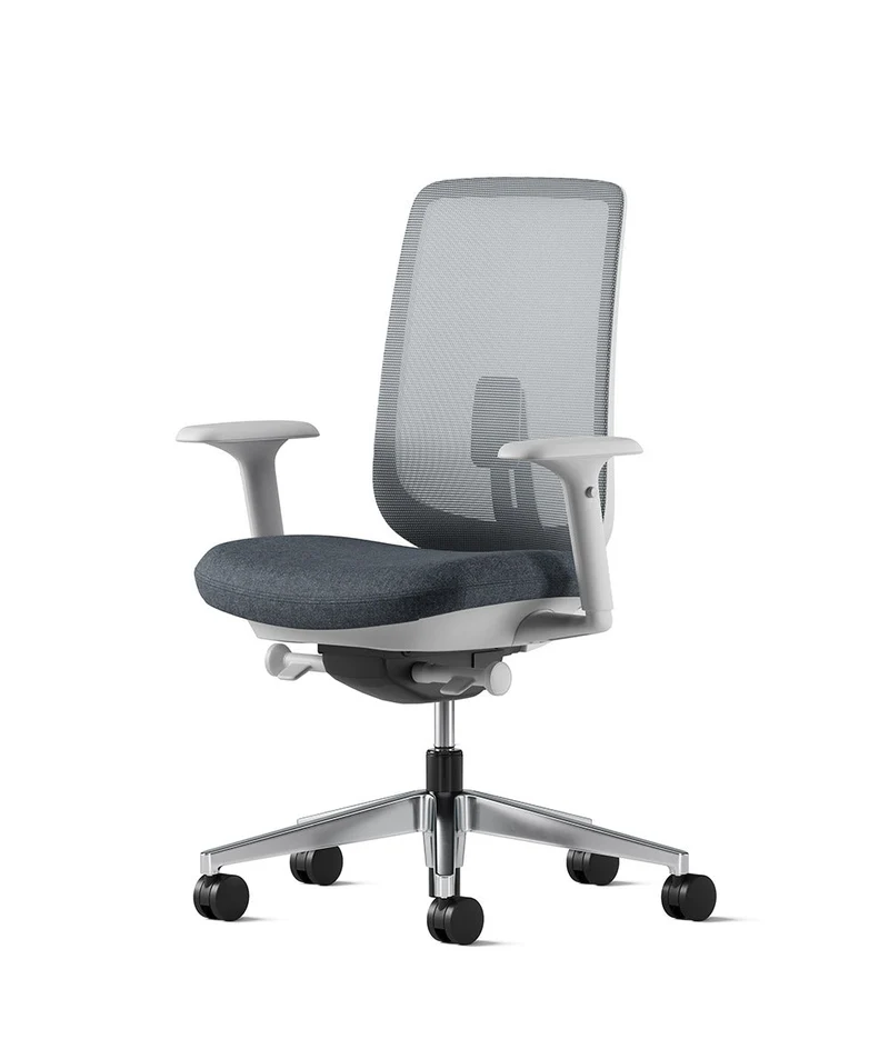 Siège de bureau Verus Suspension* Mineral et aluminium poli