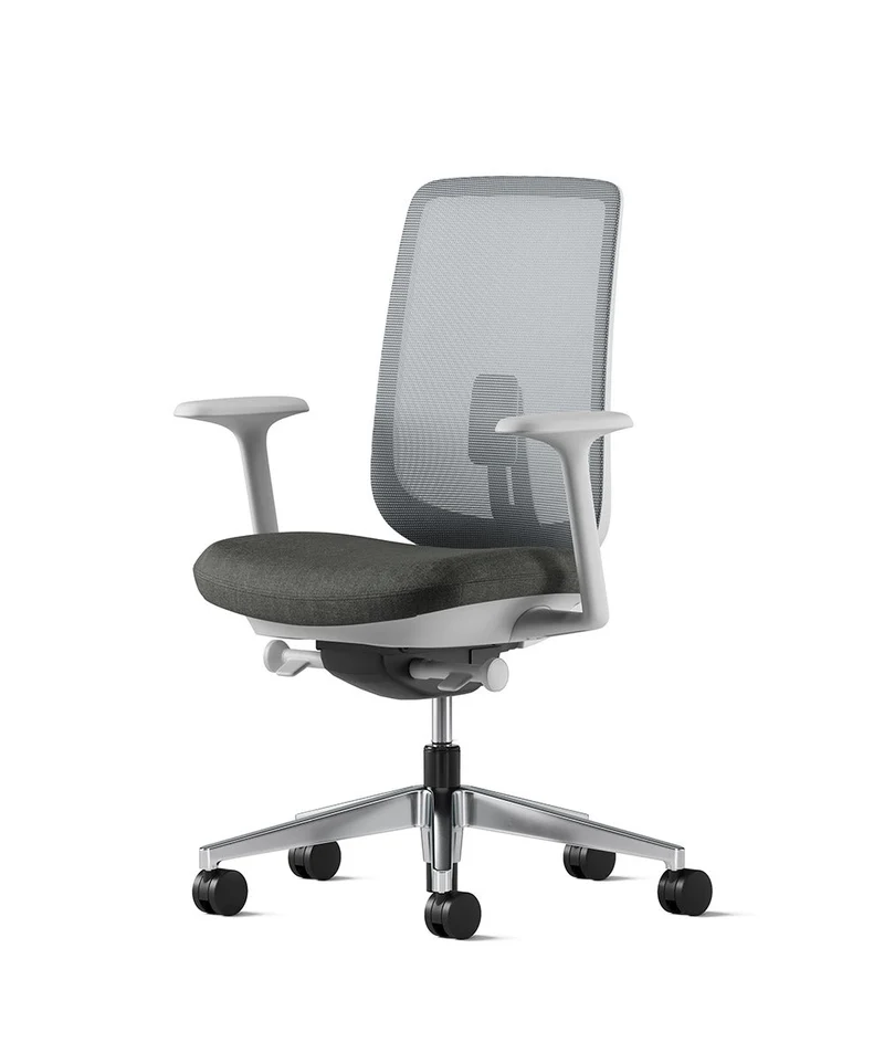 Siège de bureau Verus Suspension* Mineral et aluminium poli