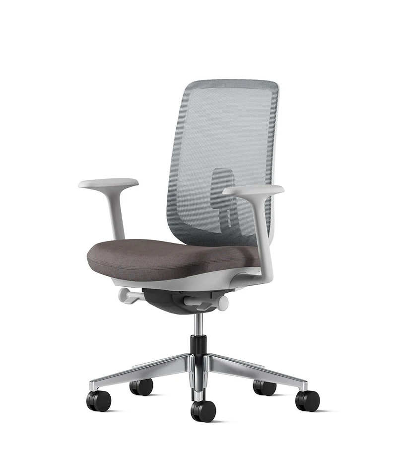 Siège de bureau Verus Suspension* Mineral et aluminium poli