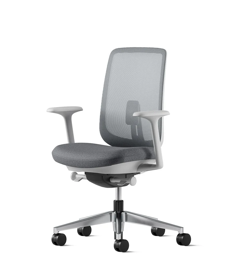 Siège de bureau Verus Suspension* Mineral et aluminium poli