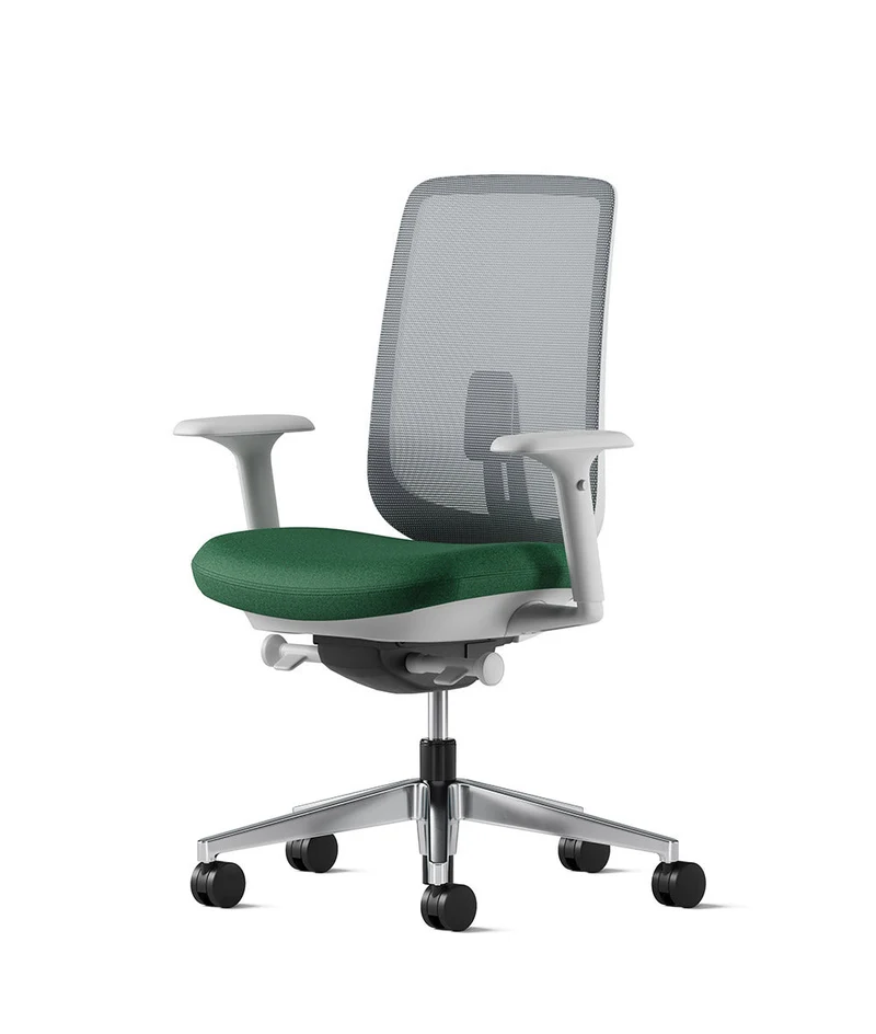 Siège de bureau Verus Suspension* Mineral et aluminium poli