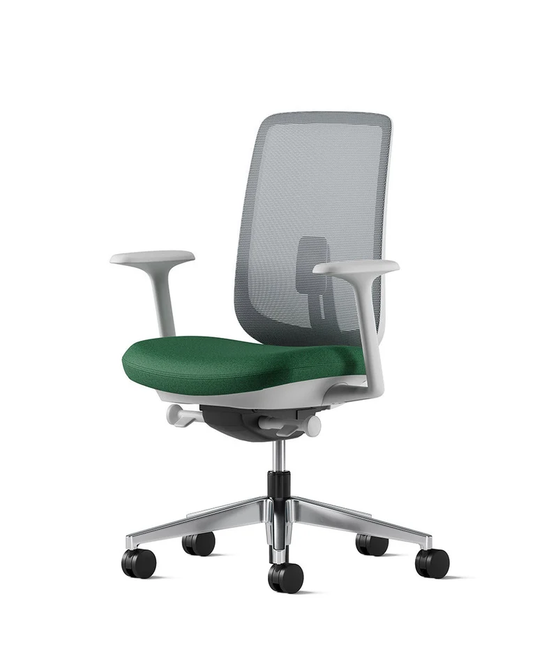 Siège de bureau Verus Suspension* Mineral et aluminium poli