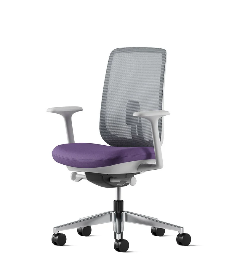 Siège de bureau Verus Suspension* Mineral et aluminium poli