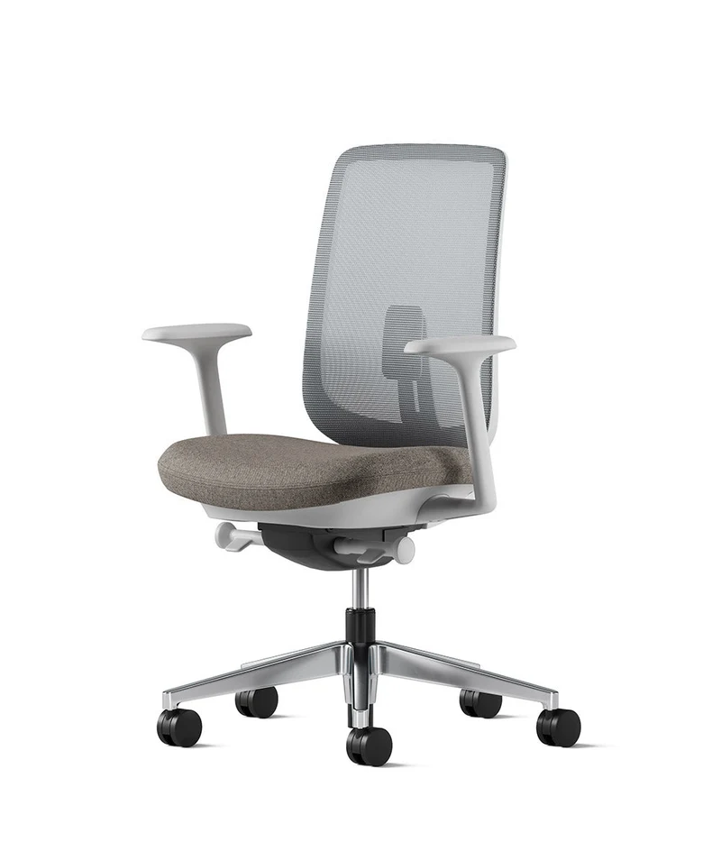 Siège de bureau Verus Suspension* Mineral et aluminium poli