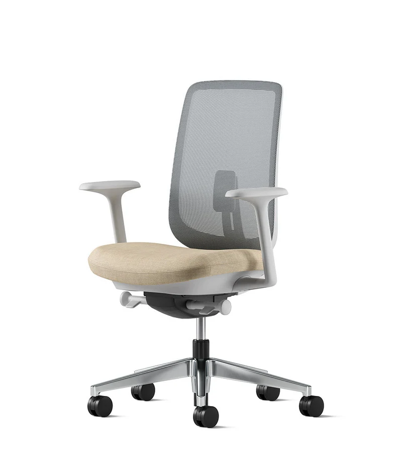 Siège de bureau Verus Suspension* Mineral et aluminium poli