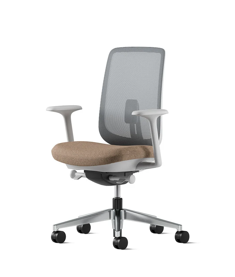 Siège de bureau Verus Suspension* Mineral et aluminium poli