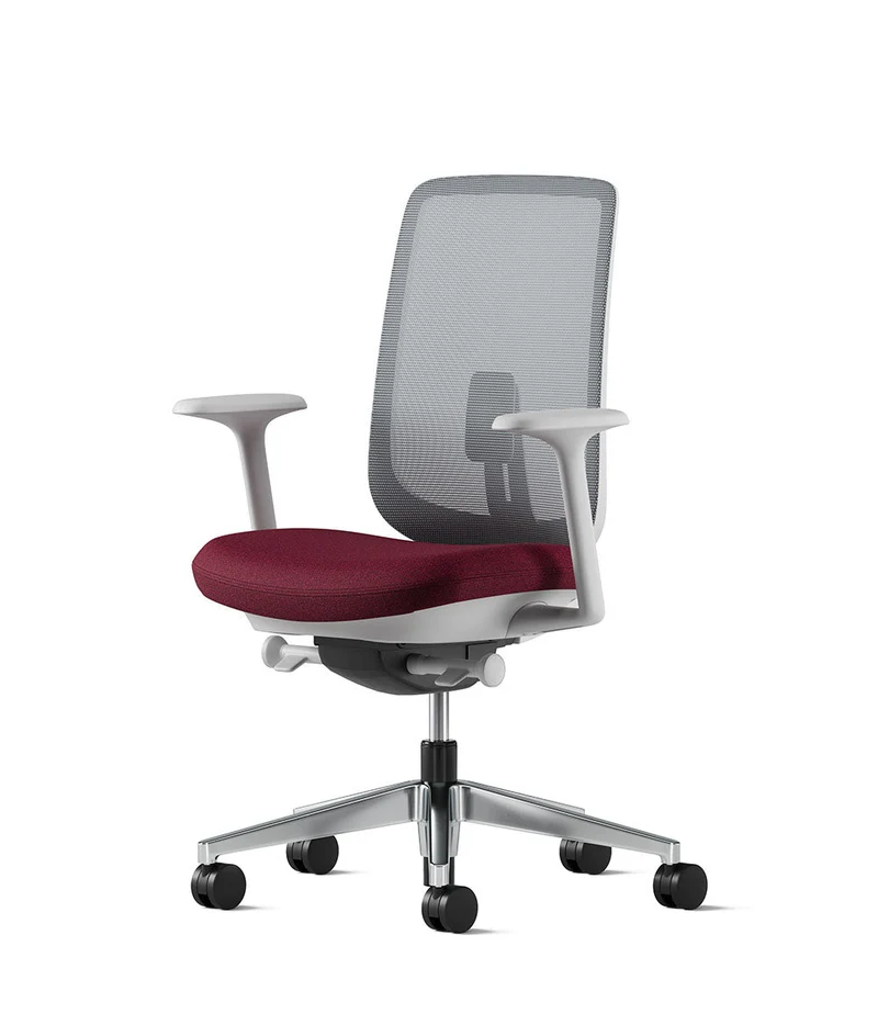 Siège de bureau Verus Suspension* Mineral et aluminium poli