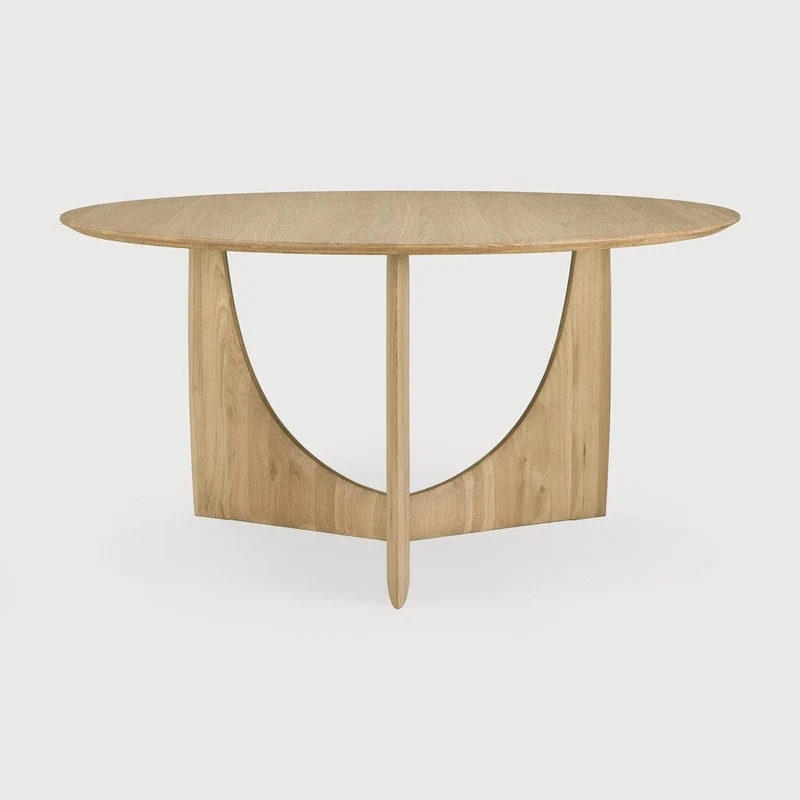 Ethnicraft Ronde Table à manger - Geometric Oak