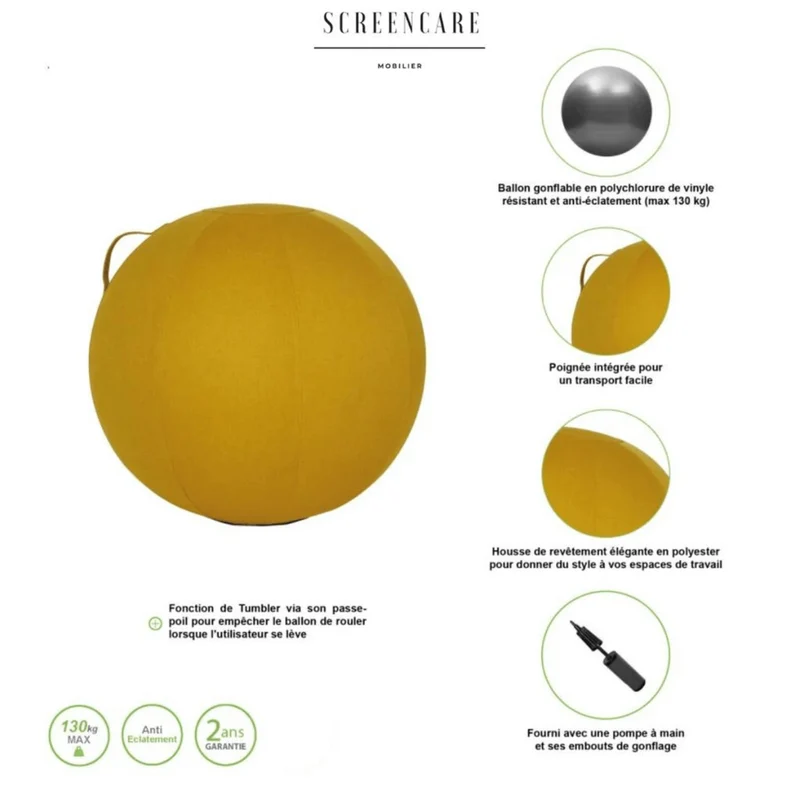 Swiss Ball Jaune