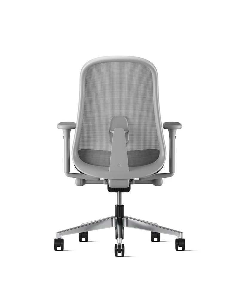 Siège de bureau Lino* Mineral et aluminium poli